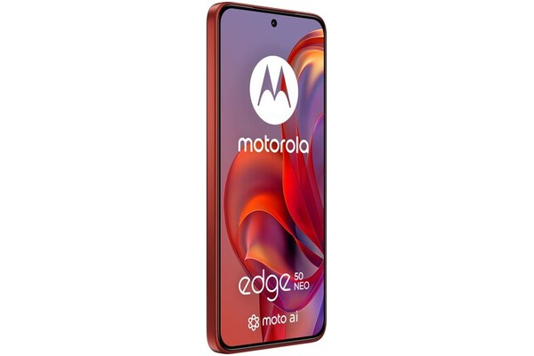 Smartfon Motorola edge 50 neo 5G czerwony 6.40" 12.0GB/512.0GB