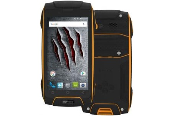 Smartfon myPhone Hammer AXE czarno-pomarańczowy 4.50" 2.0GB/16.0GB