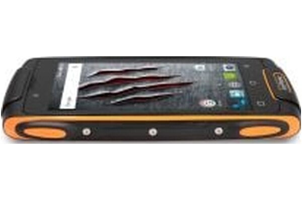 Smartfon myPhone Hammer AXE czarno-pomarańczowy 4.50" 2.0GB/16.0GB