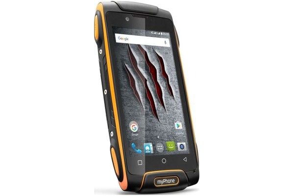 Smartfon myPhone Hammer AXE czarno-pomarańczowy 4.50" 2.0GB/16.0GB