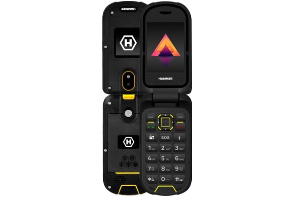 Smartfon myPhone Hammer Bow czarno-żółty 2.40" poniżej 0.1GB/poniżej 0.5GB