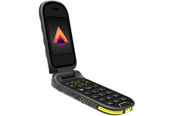 Smartfon myPhone Hammer Bow czarno-żółty 2.40" poniżej 0.1GB/poniżej 0.5GB