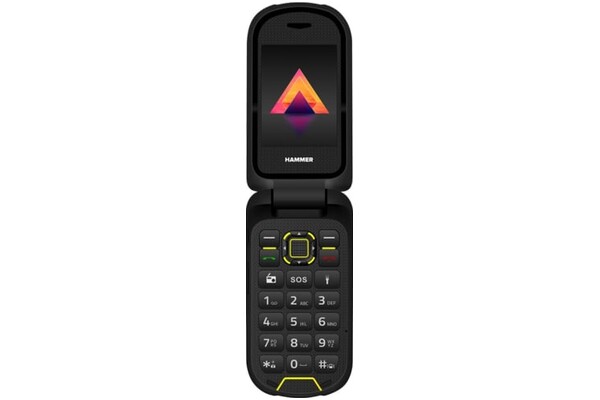 Smartfon myPhone Hammer Bow czarno-żółty 2.40" poniżej 0.1GB/poniżej 0.5GB