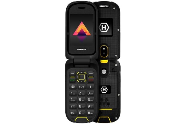 Smartfon myPhone Hammer Bow czarno-żółty 2.40" poniżej 0.1GB/poniżej 0.5GB
