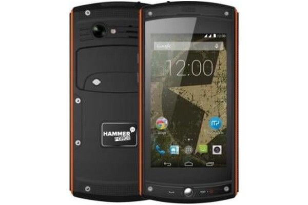 Smartfon myPhone Hammer Force czarno-pomarańczowy 4.50" 1.0GB/8.0GB