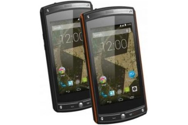 Smartfon myPhone Hammer Force czarno-pomarańczowy 4.50" 1.0GB/8.0GB