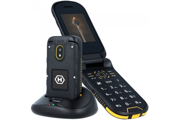 Smartfon myPhone Hammer Bow żółty 2.10" poniżej 0.1GB/poniżej 0.5GB