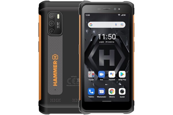 Smartfon myPhone Hammer Iron pomarańczowy 5.50" 4.0GB/32.0GB