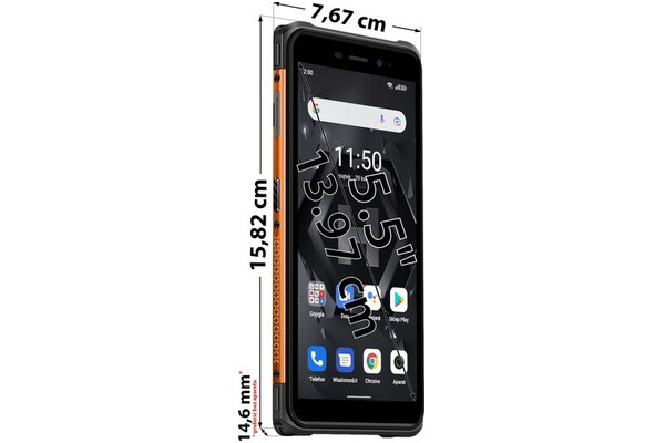 Smartfon myPhone Hammer Iron pomarańczowy 5.50" 4.0GB/32.0GB