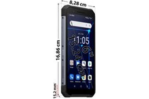 Smartfon myPhone Hammer Construction czarny 6.00" 6.0GB/128.0GB
