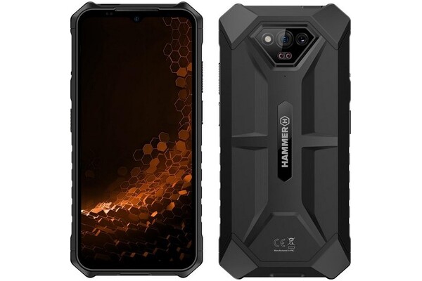 Smartfon myPhone Hammer Iron czarny 6.50" 6.0GB/64.0GB