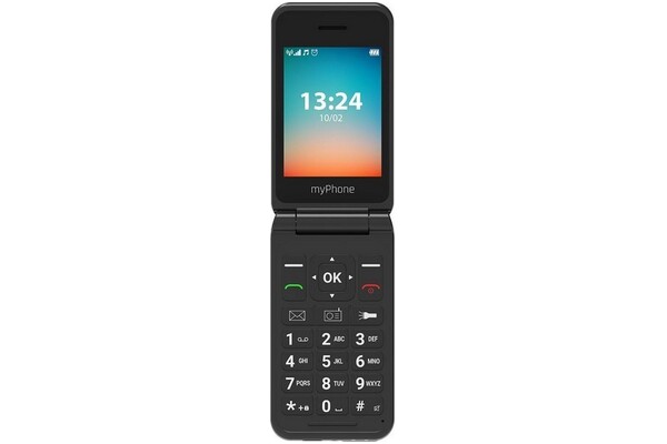 Smartfon myPhone FLIP LTE czarny 2.80" poniżej 0.1GB/poniżej 0.5GB