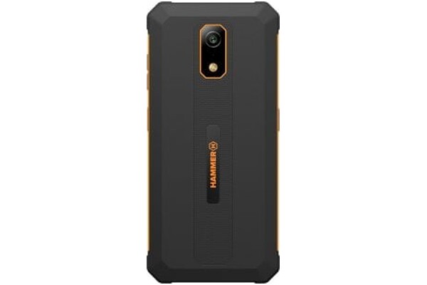 Smartfon myPhone Hammer Iron czarno-pomarańczowy 6.56" 4.0GB/64.0GB