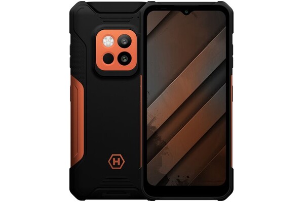 Smartfon myPhone Hammer Construction 5G czarno-pomarańczowy 6.58" 8.0GB/256.0GB