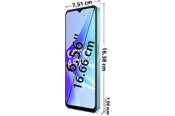 Smartfon OPPO A57S niebieski 6.56" 4.0GB/64.0GB