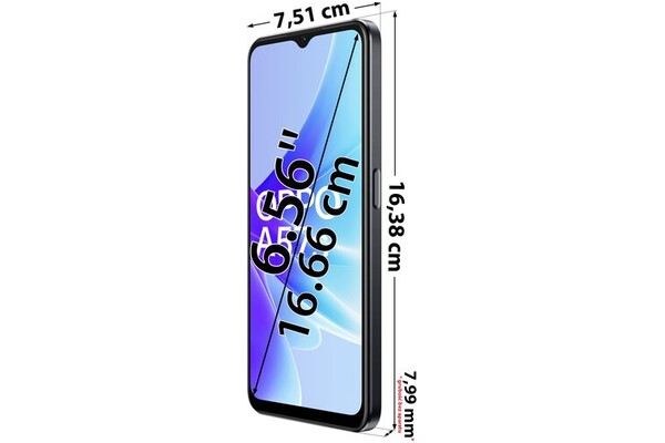 Smartfon OPPO A57S czarny 6.56" 4.0GB/64.0GB