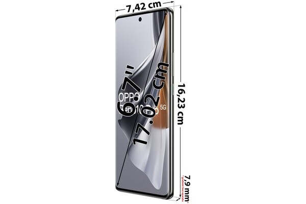 Smartfon OPPO Reno10 Pro 5G szary 6.70" 12.0GB/256.0GB