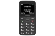 Smartfon Panasonic czarny 2.40" poniżej 0.1GB/poniżej 0.5GB