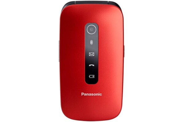 Smartfon Panasonic czerwony 2.80" poniżej 0.1GB/poniżej 0.5GB
