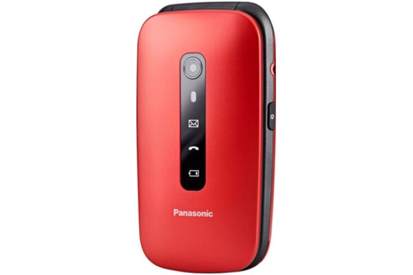 Smartfon Panasonic czerwony 2.80" poniżej 0.1GB/poniżej 0.5GB