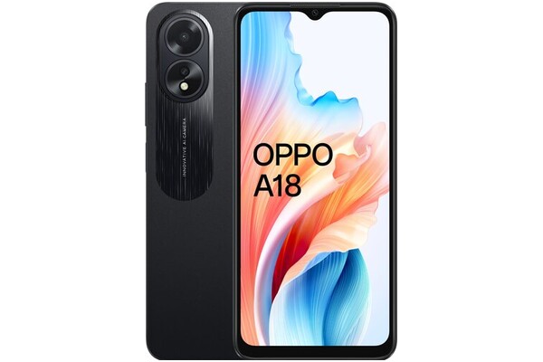 Smartfon OPPO A18 czarny 6.56" 4.0GB/128.0GB