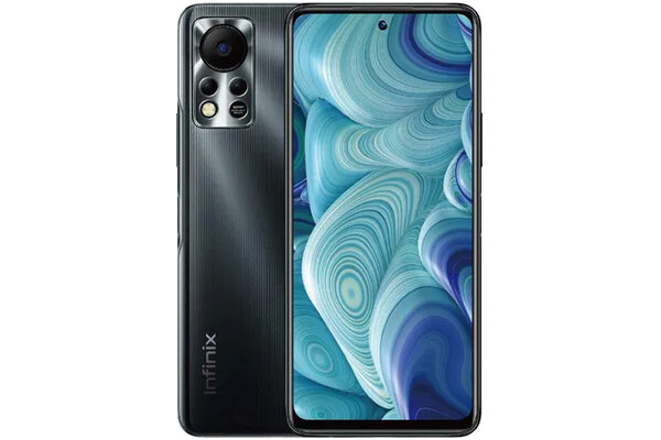 Smartfon Infinix Hot 11s czarny 6.78" 4.0GB/64.0GB