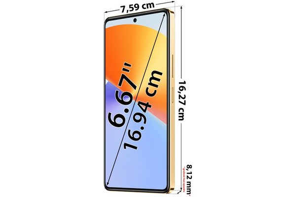Smartfon Infinix Note 30 Pro złoty 6.67" 8.0GB/256.0GB