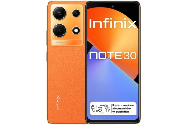 Smartfon Infinix Note 30 pomarańczowy 6.78" 8.0GB/256.0GB