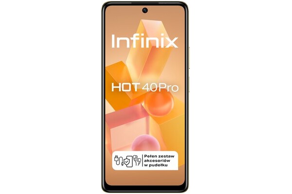 Smartfon Infinix Hot 40 Pro złoty 6.78" 8.0GB/256.0GB