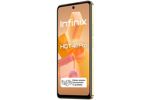 Smartfon Infinix Hot 40 Pro złoty 6.78" 8.0GB/256.0GB