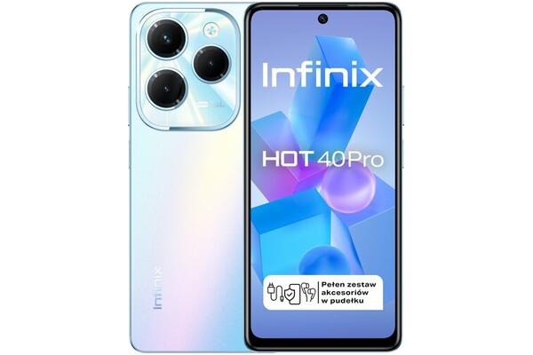 Smartfon Infinix Hot 40 Pro niebieski 6.78" 8.0GB/256.0GB