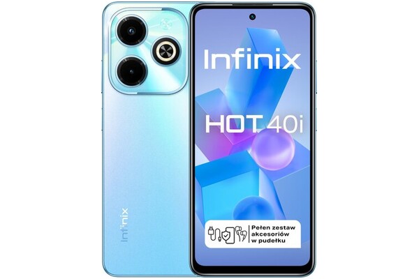 Smartfon Infinix Hot 40i niebieski 6.56" 8.0GB/256.0GB