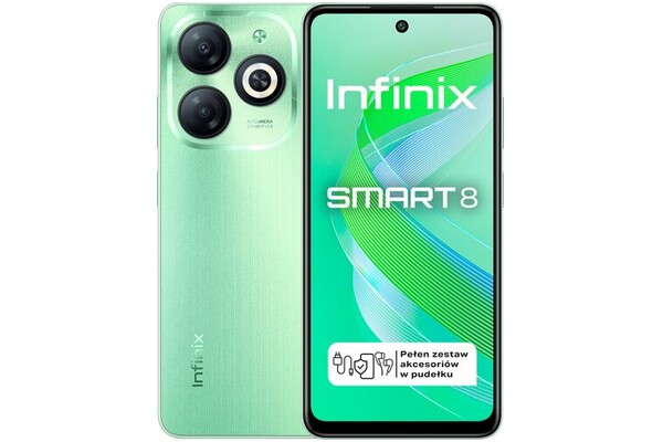 Smartfon Infinix Smart 8 zielony 6.60" 3.0GB/64.0GB