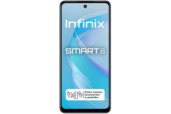 Smartfon Infinix Smart 8 biały 6.60" 3.0GB/64.0GB