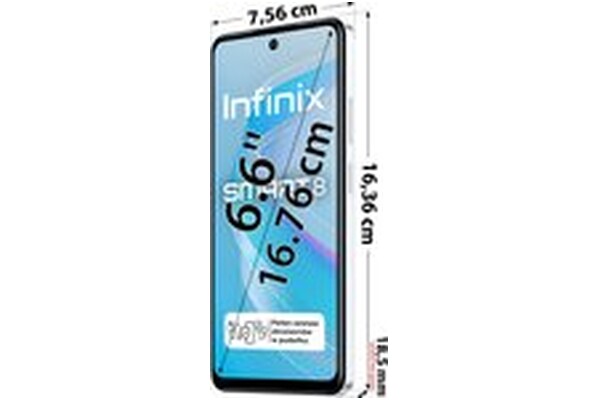 Smartfon Infinix Smart 8 biały 6.60" 3.0GB/64.0GB