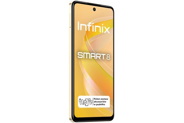 Smartfon Infinix Smart 8 złoty 6.60" 3.0GB/64.0GB