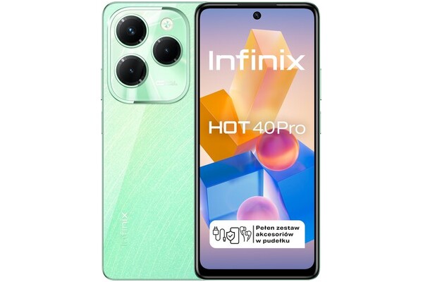 Smartfon Infinix Hot 40 Pro zielony 6.78" 8.0GB/256.0GB