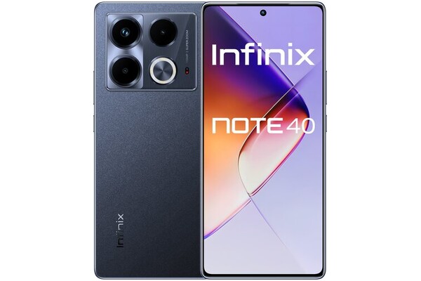 Smartfon Infinix Note 40 czarny 6.78" 8.0GB/256.0GB