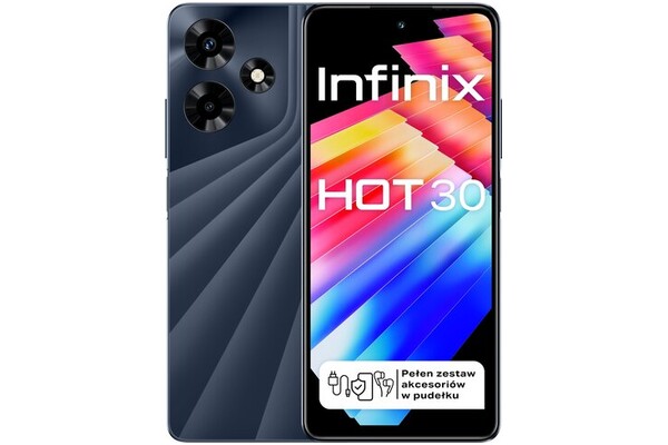 Smartfon Infinix Hot 30 czarny 6.78" 8.0GB/256.0GB