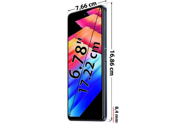 Smartfon Infinix Hot 30 czarny 6.78" 8.0GB/256.0GB
