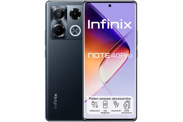 Smartfon Infinix Note 40 Pro czarny 6.78" 12.0GB/256.0GB