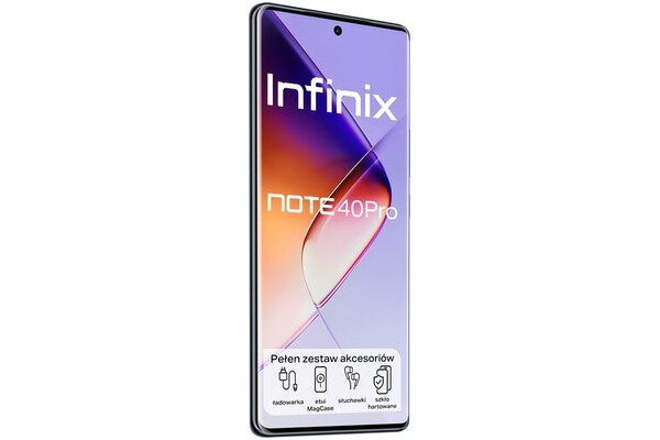 Smartfon Infinix Note 40 Pro czarny 6.78" 12.0GB/256.0GB