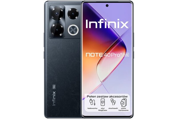 Smartfon Infinix Note 40 Pro 5G czarny 6.78" 12.0GB/256.0GB