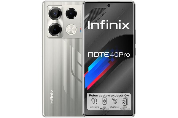 Smartfon Infinix Note 40 Pro szary 6.78" 12.0GB/256.0GB