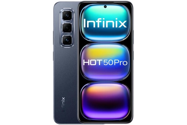 Smartfon Infinix Hot 50 Pro grafitowy 6.78" 8.0GB/256.0GB