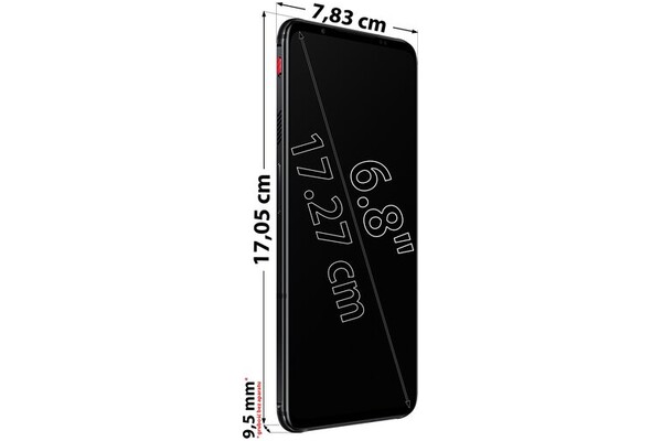 Smartfon nubia Red Magic 7 5G czarny 6.80" 18.0GB/256.0GB