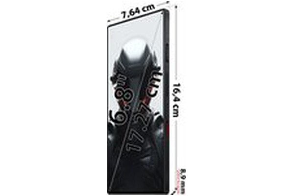 Smartfon nubia Red Magic 9 5G czarno-transparentny 6.80" 16.0GB/512.0GB