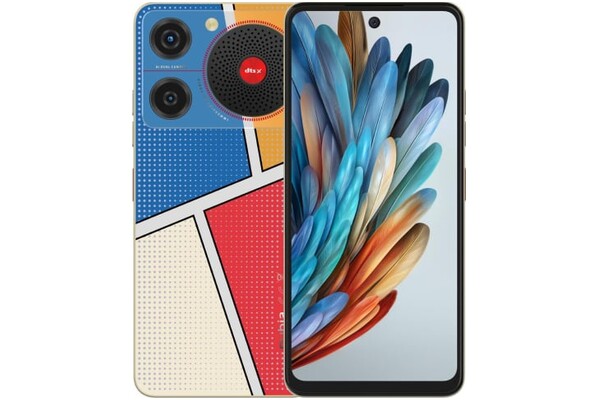 Smartfon nubia Music 4 Biało-pomarańczowy 6.60" 4.0GB/128.0GB