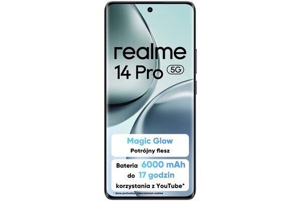 Smartfon realme 14 Pro 5G szary 6.77" 8.0GB/256.0GB