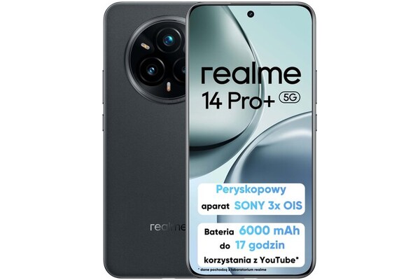 Smartfon realme 14 Pro 5G szary 6.83" 12.0GB/512.0GB